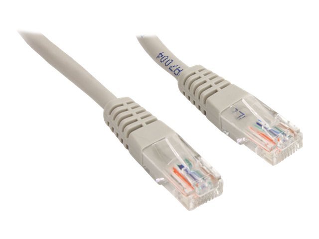 StarTech.com Molded Cat 5e UTP Patch Cable - patch cable - 2.4 m - gray