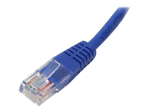 StarTech.com 8 ft Blue Cat5e / Cat 5 Molded Patch Cable 8ft