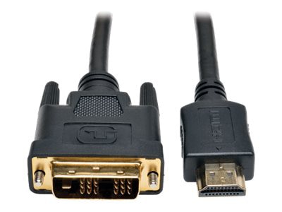 Eaton Tripp Lite Series HDMI to DVI Adapter Cable (M/M), 16 ft. (4.9 m) - adapter cable - 16 ft