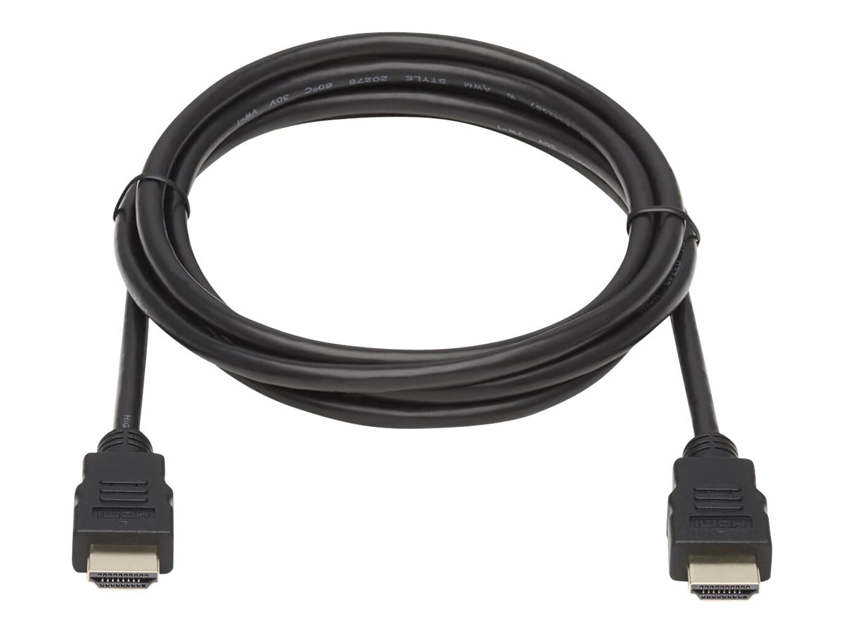 Thumbnail 2 of 6 for Eaton Tripp Lite Series High-Speed HDMI to HDMI Cable, Digital Video with Audio, UHD 4K, Black, 6 ft. (1.83 m) - HDMI