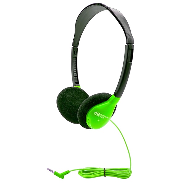 HamiltonBuhl Personal On-Ear Stereo Headphones - Green