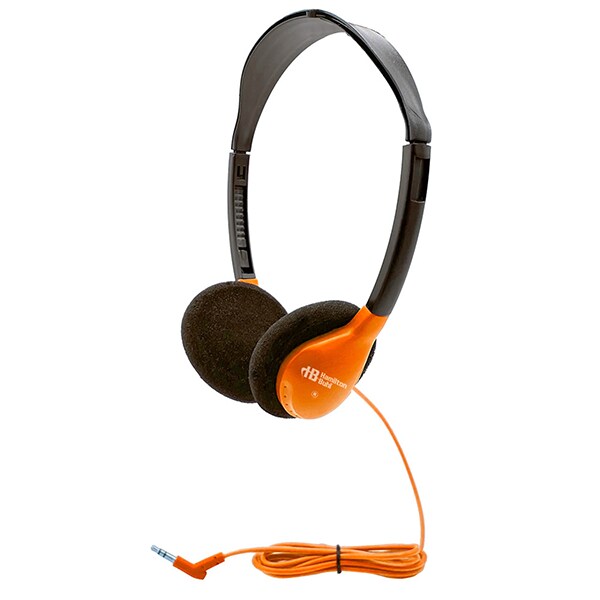 HamiltonBuhl Personal On-Ear Stereo Headphones - Orange