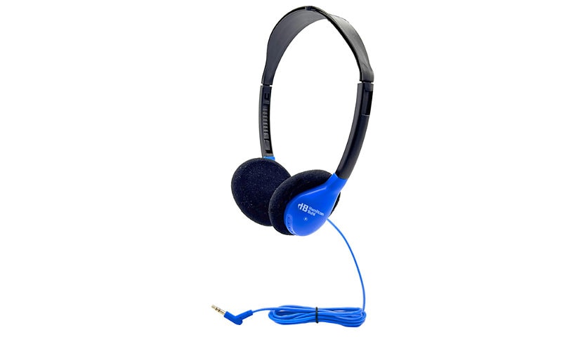 HamiltonBuhl Personal On-Ear Stereo Headphones - Blue