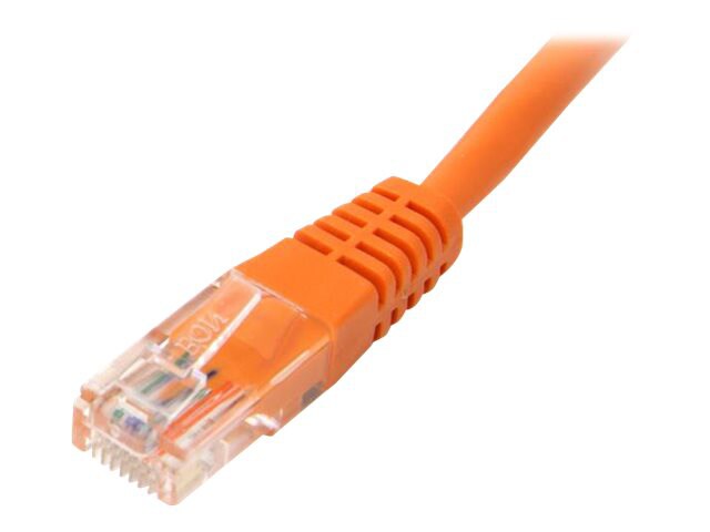 StarTech.com 35 ft Orange Cat5e / Cat 5 Molded Patch Cable 35ft
