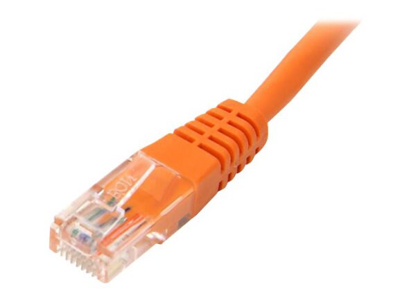 StarTech.com 35 ft Orange Cat5e / Cat 5 Molded Patch Cable 35ft