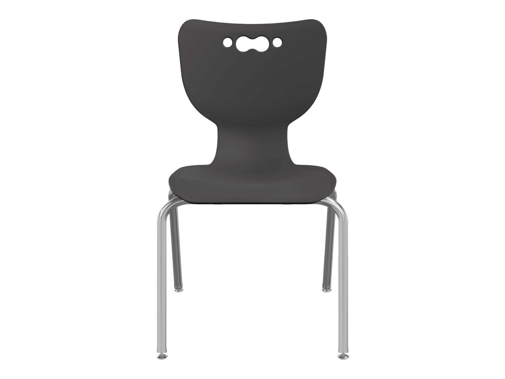 MooreCo Hierarchy - chair - chrome - black