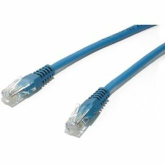 StarTech.com 12ft Blue CAT5e Cable - Gigabit Ethernet Cable - Molded CAT5e