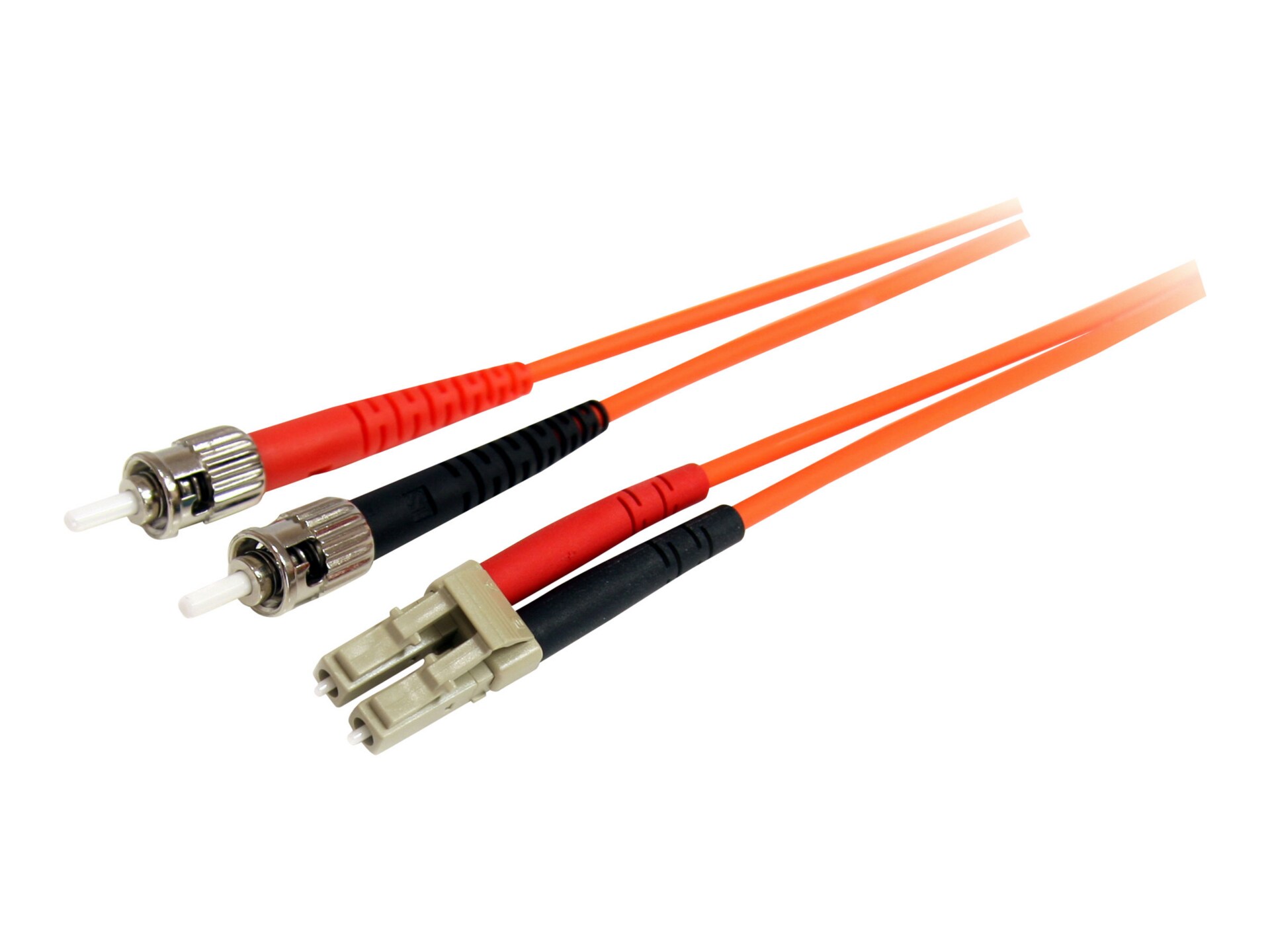 StarTech.com 3m Fiber Optic Cable - Multimode Duplex 62.5/125 - LSZH - LC/ST - OM1 - LC to ST Fiber Patch Cable