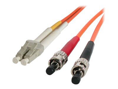 StarTech.com 10m Fiber Optic Cable - Multimode Duplex 62,5/125 - LSZH - LC/ST - OM1 - LC to ST Fiber Patch Cable
