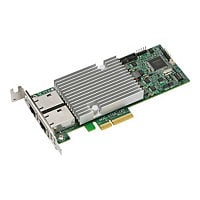 Supermicro AOC-STGS-i2T - network adapter - PCIe 3.0 x4 - 10Gb Ethernet / FCoE x 2