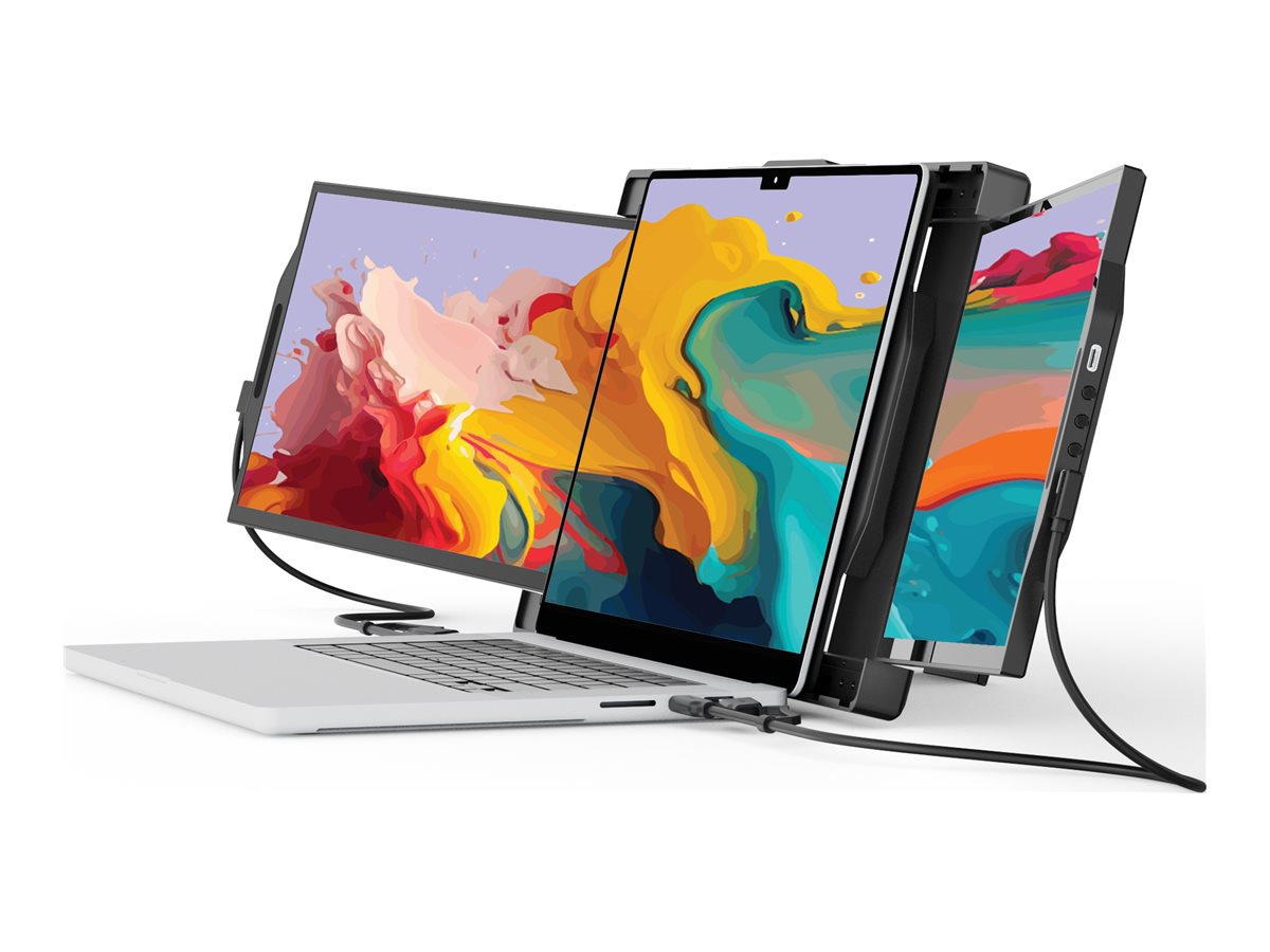 Thumbnail 2 of 16 for Mobile Pixels TRIO Max Tri-Screen 14" Class Full HD LCD Monitor - 16:9 - Black