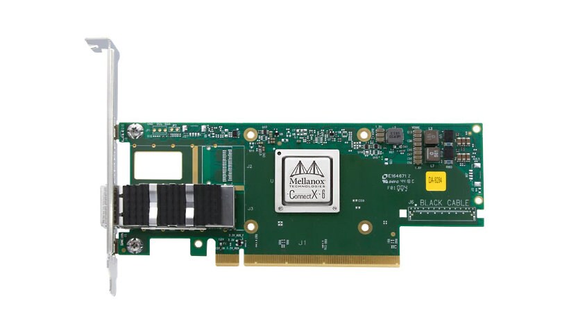 NVIDIA ConnectX-6 VPI MCX653105A-ECAT - network adapter - PCIe 3.0 x16 - 100Gb Ethernet / 100Gb Infiniband QSFP28 x 1