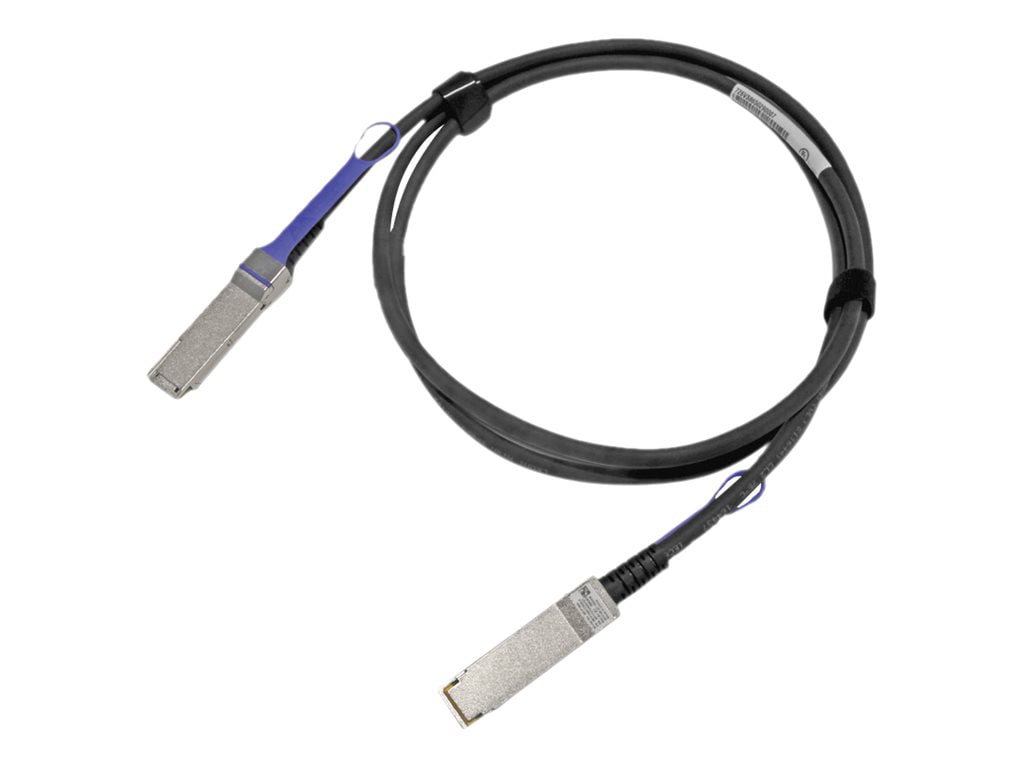 Mellanox 100GbE QSFP28 Direct Attach Copper Cable - 100GBase direct attach cable - 16.4 ft - black