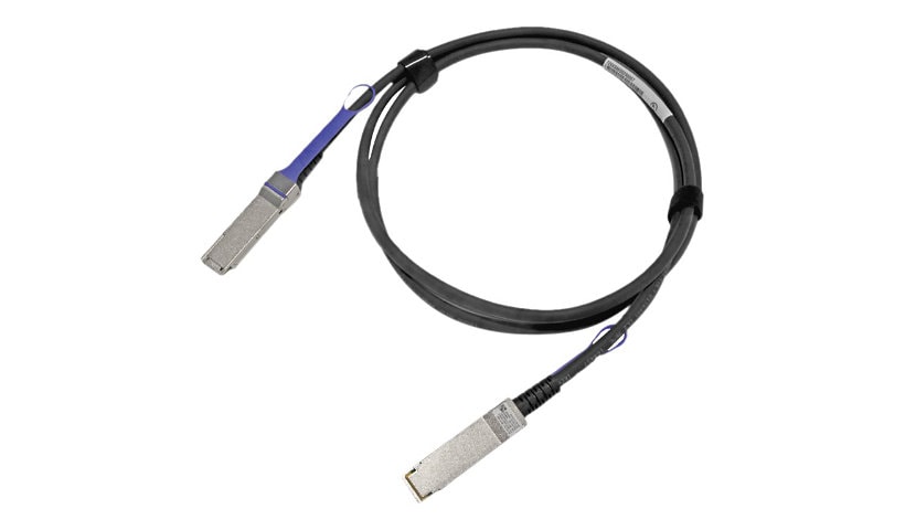 Mellanox 100GbE QSFP28 Direct Attach Copper Cable - 100GBase direct attach cable - 16.4 ft - black