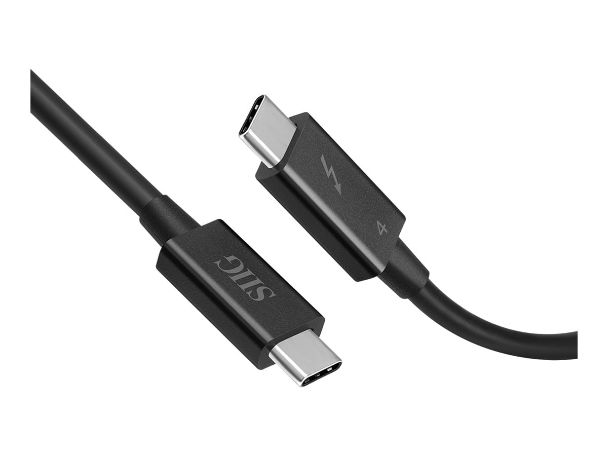 SIIG 2.3' Thunderbolt 4 8K 60Hz 24 Pin USB-C Cable