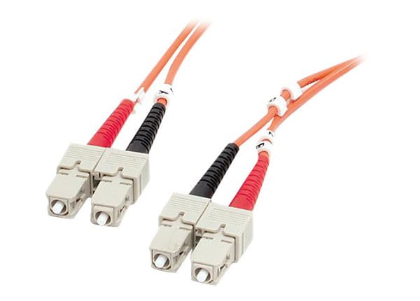 StarTech.com 1m Fiber Optic Cable - Multimode Duplex 50/125 - LSZH - SC/SC
