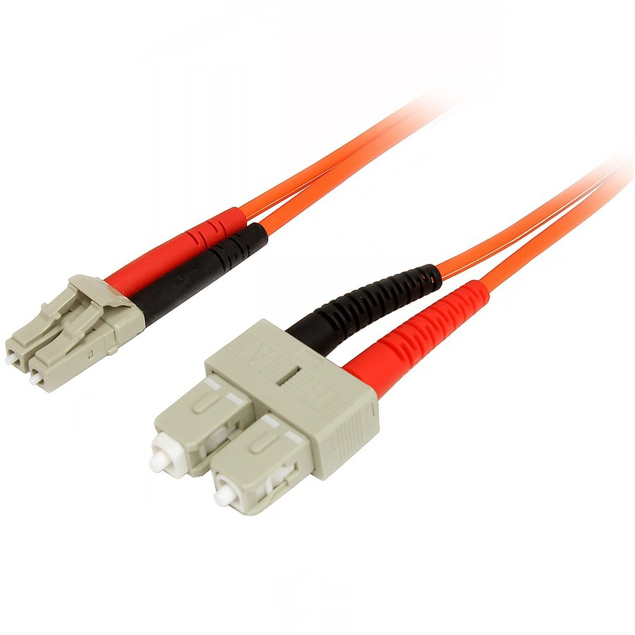 StarTech.com 1m Fiber Optic Cable - Multimode Duplex 50/125 - LSZH Fiber Ju