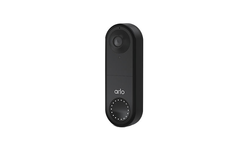 Arlo Essential Wired Video Doorbell - Black