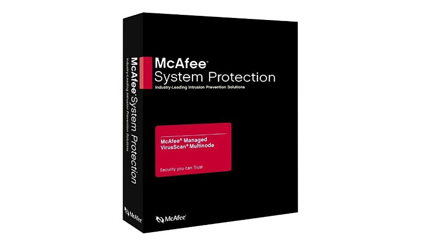McAfee Managed VirusScan - subscription license