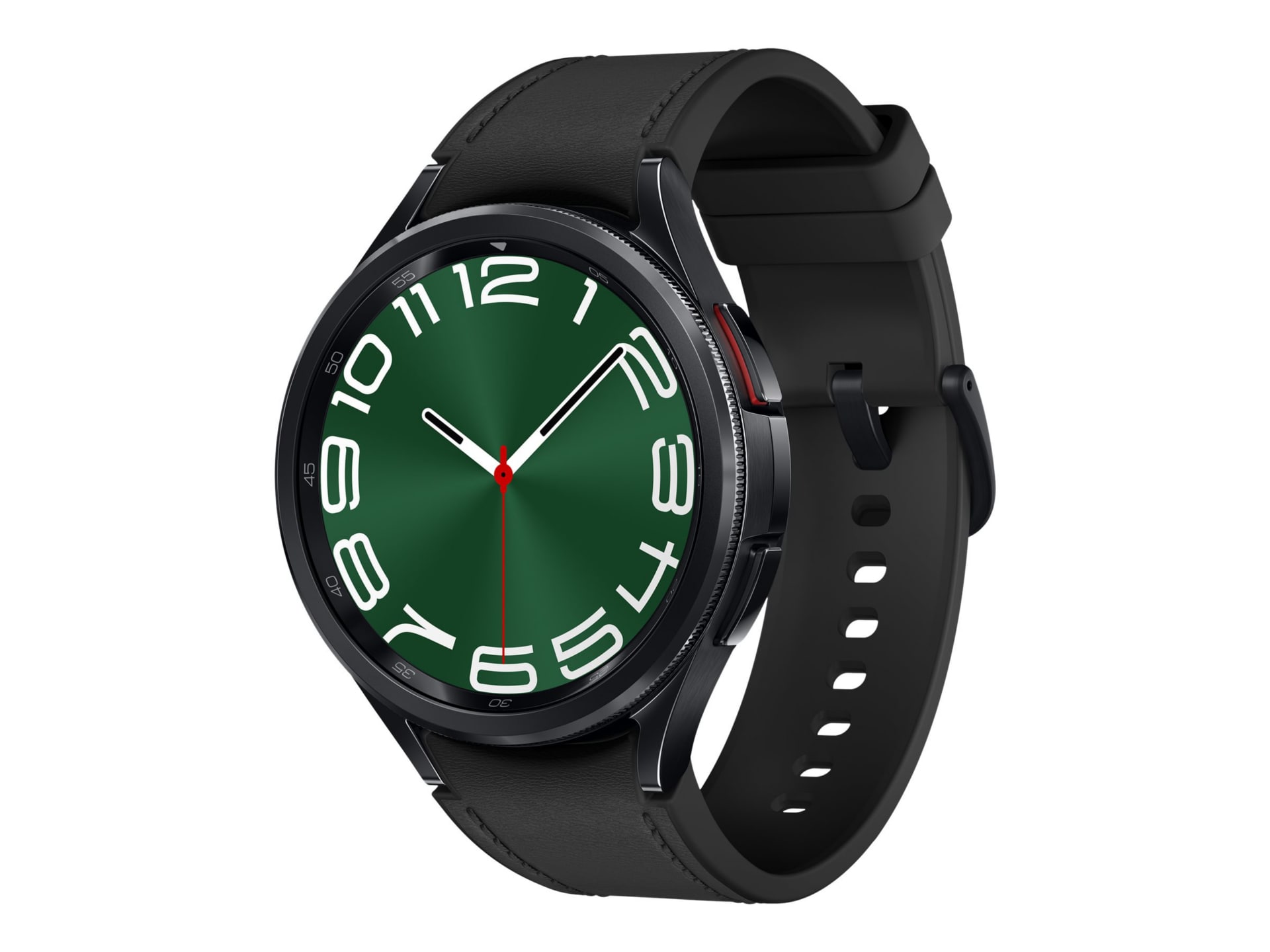 Samsung Galaxy Watch6 Classic Smartwatch - 47 mm Black Stainless Steel Case w M/L Black Band - 16 GB - Bluetooth/Wi-Fi