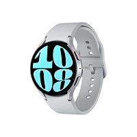 Samsung Galaxy Watch6 44mm Silver Case w M/L Band Bluetooth/Wi-Fi + 4G LTE