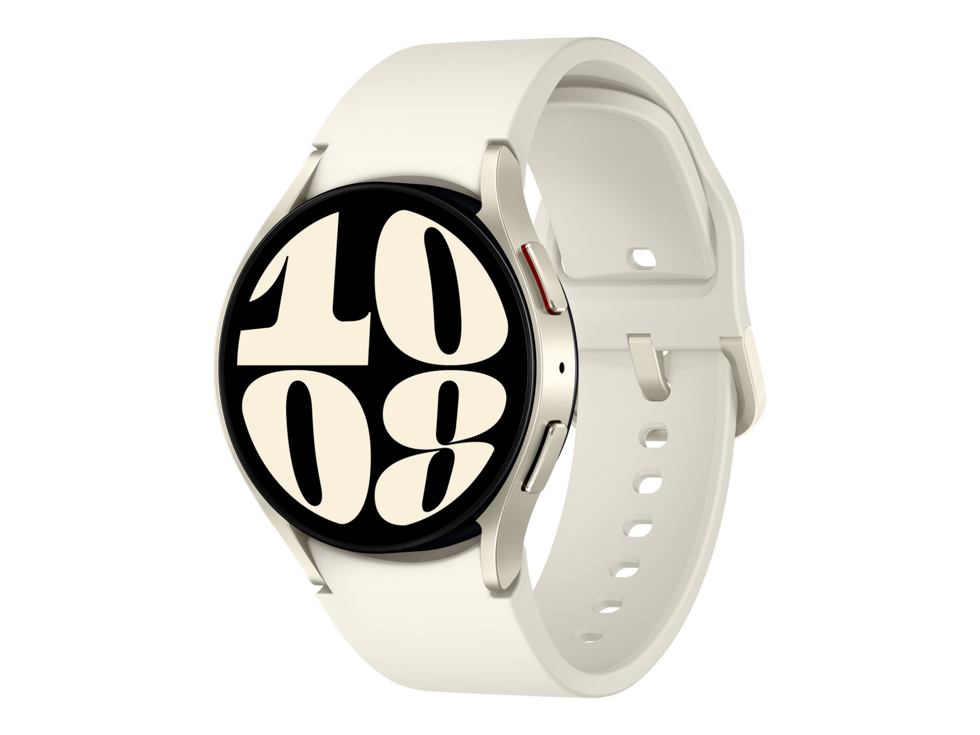 Samsung Galaxy Watch6 Smartwatch - 40 mm Gold Aluminum Case w S/M Sport Band - 16 GB - Bluetooth/Wi-Fi + 4G LTE