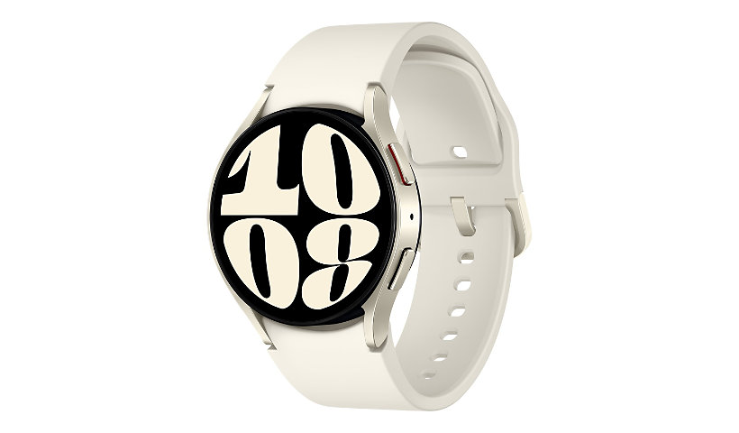 Samsung Galaxy Watch6 Smartwatch - 40 mm Gold Aluminum Case w S/M Sport Band - 16 GB - Bluetooth/Wi-Fi + 4G LTE