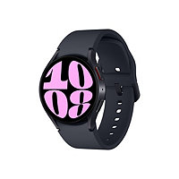 Samsung Galaxy Watch6 Smartwatch - 40 mm Graphite Aluminum Case w S/M Sport Band - 16 GB - Bluetooth/Wi-Fi+4G LTE