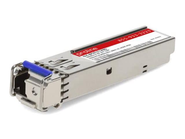 Proline Cisco GLC-BX10-U-I Comp  1000Base-BX SFP Transceiver (SMF, 1310nmTx/1490nmRx, 10km, LC, DOM, -40 to 85C)