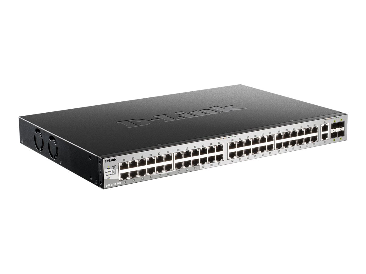 D-Link DGS 3130-54TS - switch - 54 ports - managed