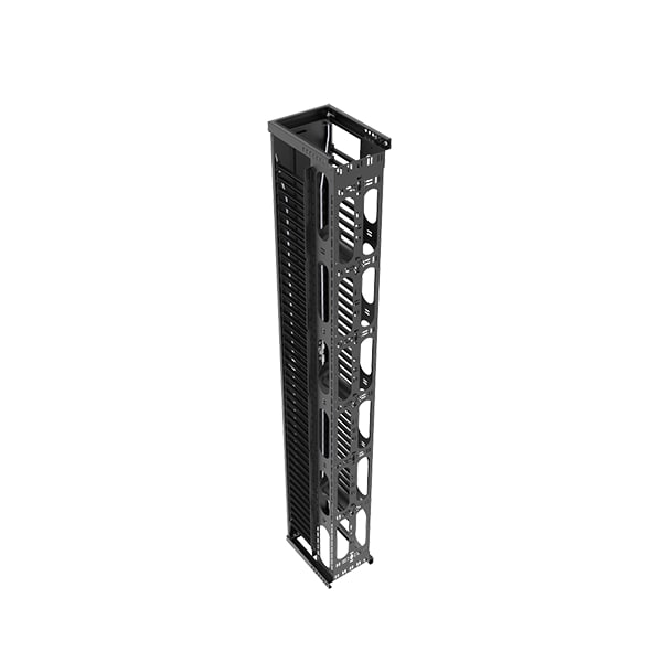 Great Lakes VCM 10" 45U Vertical Cable Manager - Black