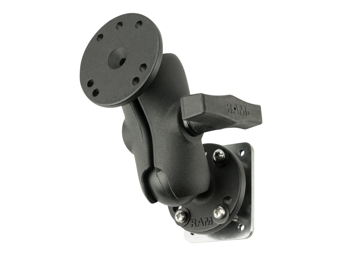 RAM - dash mount - drill-down, with backing plate, C size, short