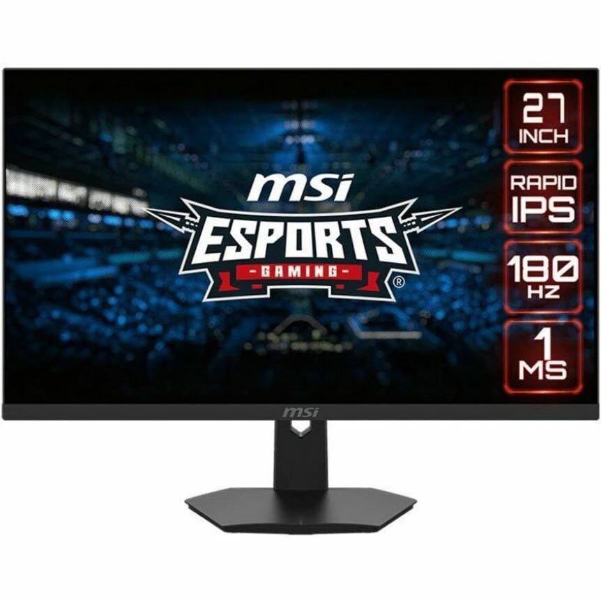  MSI 27” FHD (1920 x 1080) Non-Glare with Super Narrow Bezel  180Hz 1ms 16:9 HDMI/DP G-sync Compatible HDR Ready HDR Ready IPS Gaming  Monitor (G274F),Black : Electronics