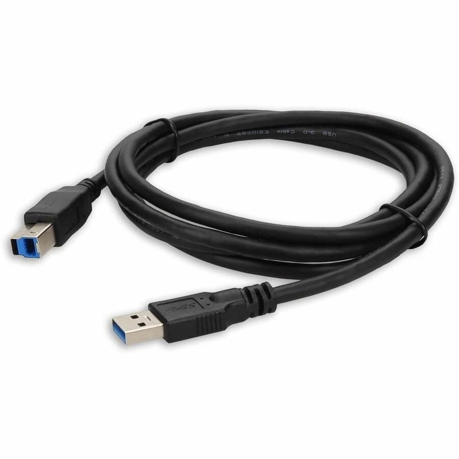 Proline 6ft USB A 3.0 Male to USB B 3.0 Male Black Cable