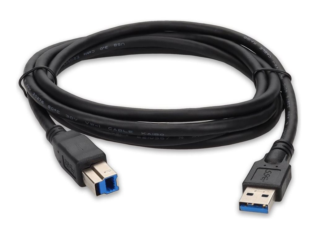 Proline 10ft USB A 3.0 Male to USB B 3.0 Male Black Cable