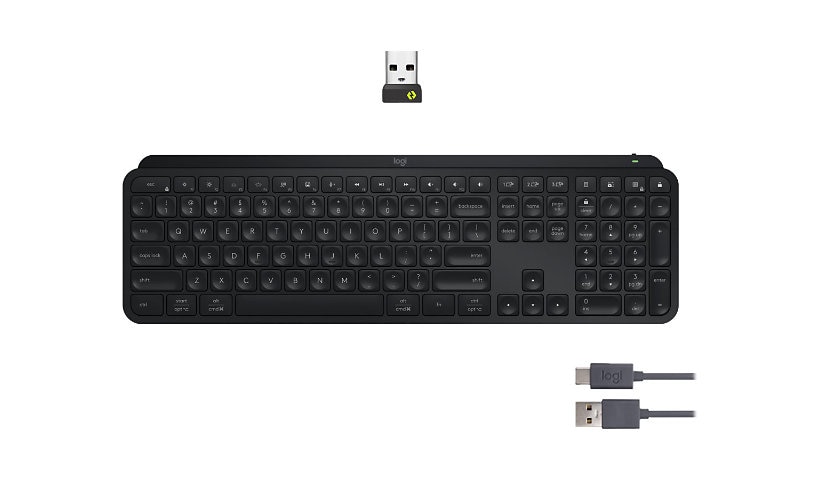 Logitech MX Keys S - clavier - faible encombrement - noir