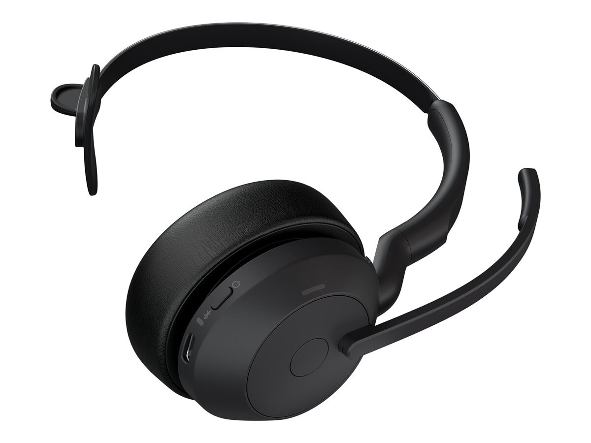 Jabra Evolve2 55 UC Mono - micro-casque - avec support de chargement