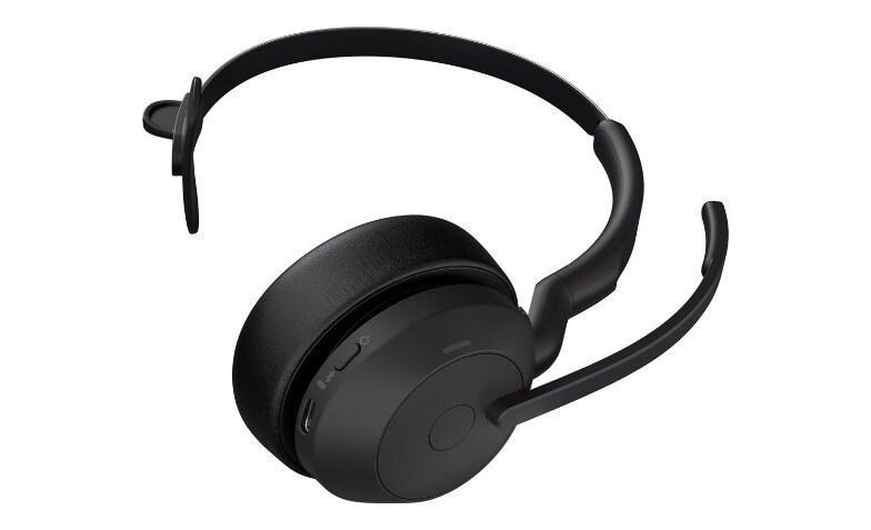 Jabra Evolve2 55 UC Mono headset with charging stand 25599