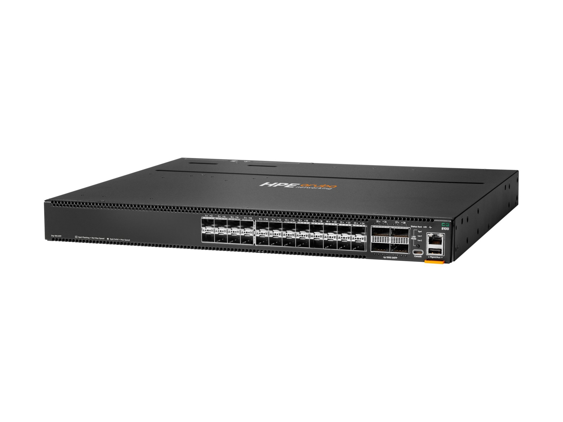 HPE Aruba Networking CX 8100 24x10G SFP+ 4x40/100G QSFP28 Switch - switch -