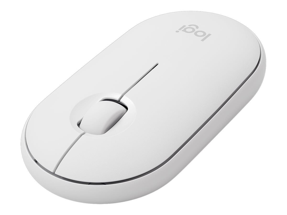 Logitech Pebble i345 - mouse - Bluetooth - white