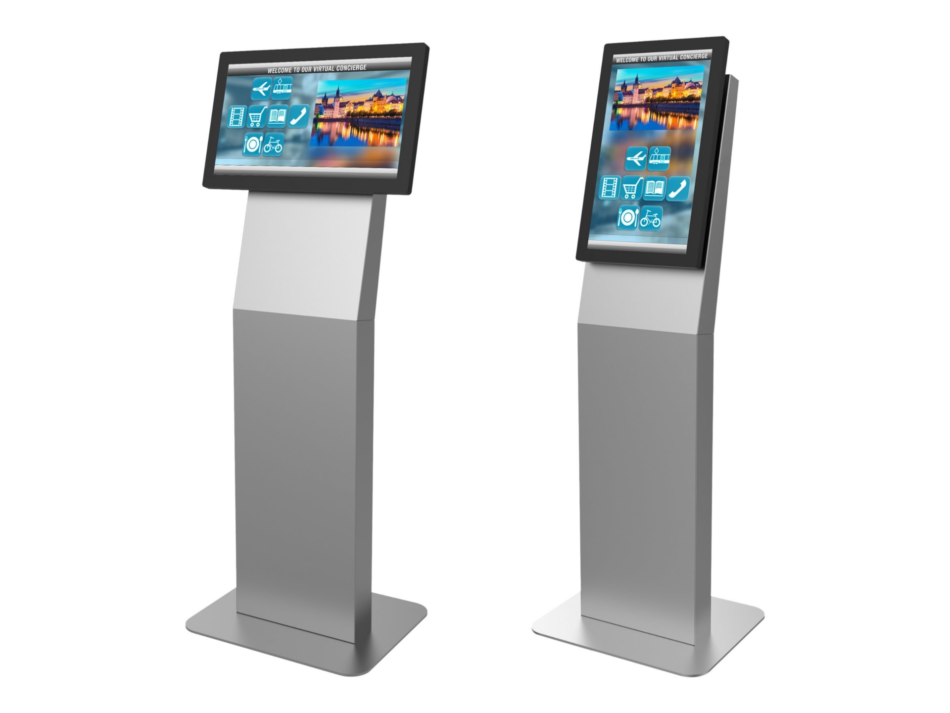 Peerless-AV® Landscape/Portrait Kiosk fits most 15", 22", or 32" Displays