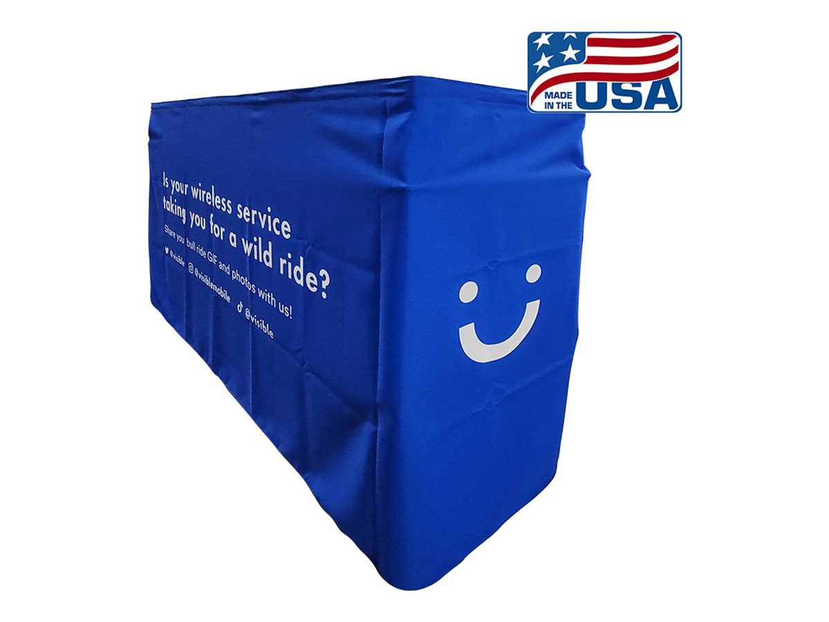 Jelco - case drape kit for shipping case - with custom color background & logo