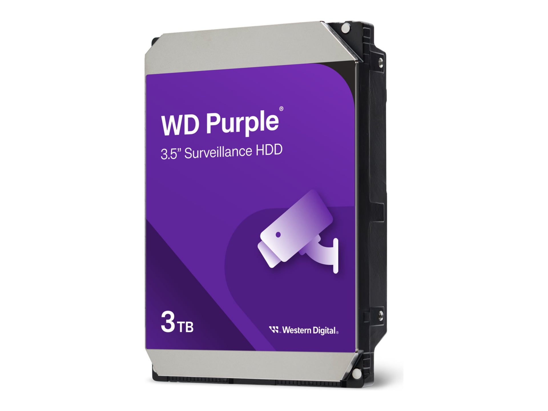 WD Purple WD33PURZ - hard drive - 3 TB - surveillance - SATA 6Gb/s