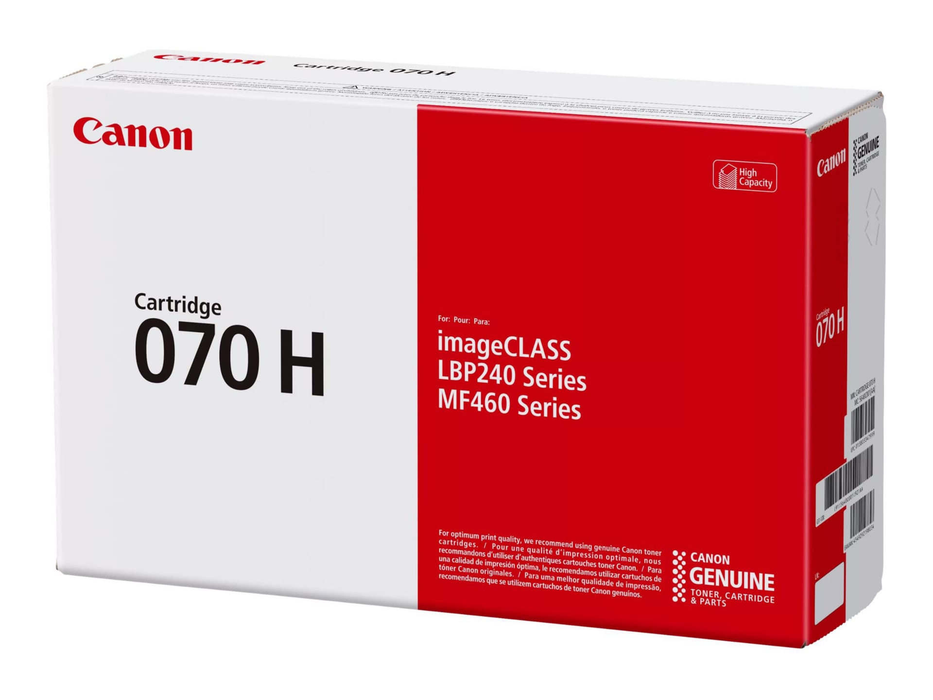 Canon 070H - High Capacity - black - original - toner cartridge