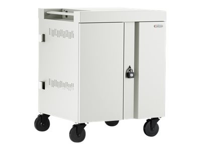 Bretford Cube TVC32 cart - pre-wired - for 32 tablets / notebooks - concrete