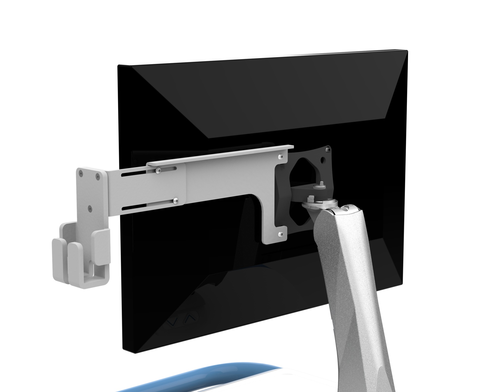 Enovate Medical VESA Mount Bracket for CS6080 Wireless Barcode Scanner