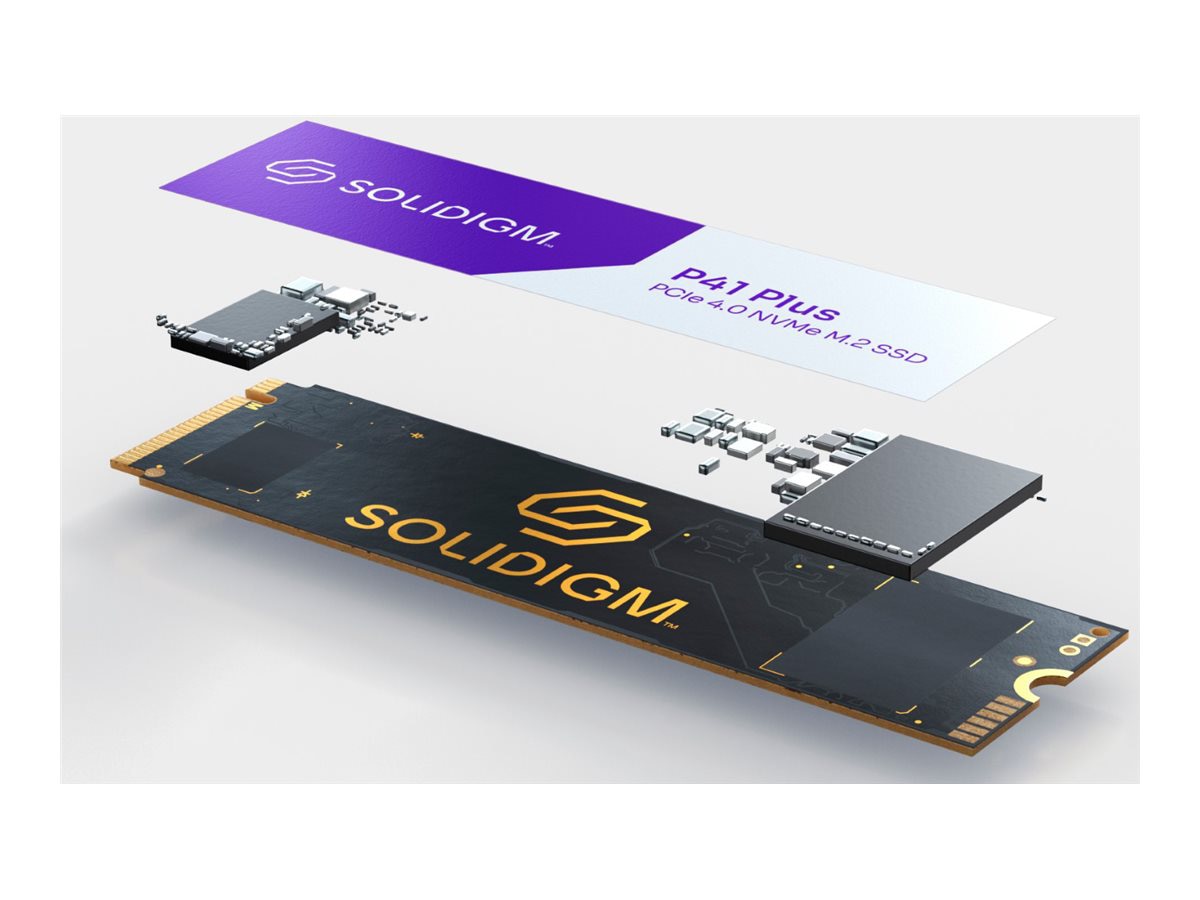 Solidigm P41 Plus 2.0TB - M.2 80mm PCIe x4 - 3D4 - QLC - SSDPFKNU020TZX1