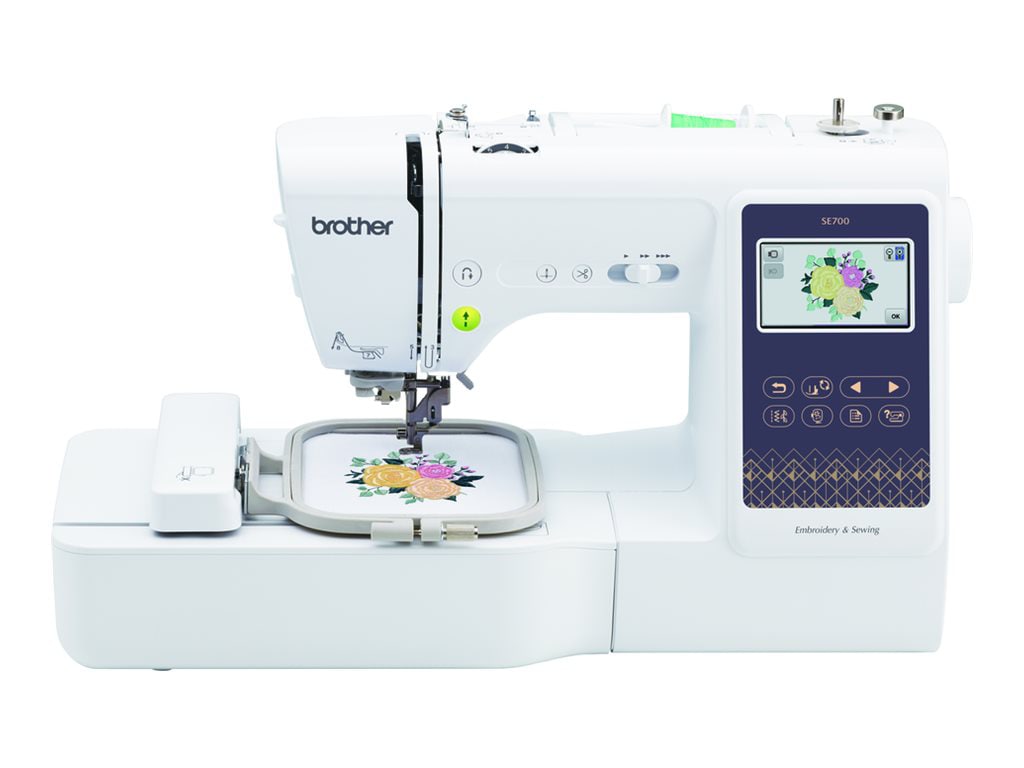 Brother SE700 Computerized Sewing and Embroidery Machine - White  12502670476