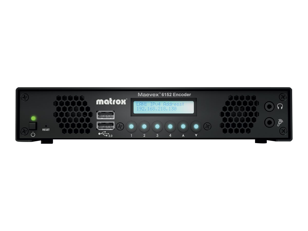 Matrox Maevex 6152 capture AV recorder/streamer