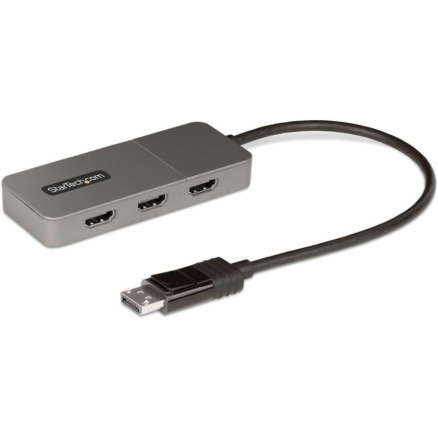StarTech.com 3-Port MST Hub, DisplayPort to Triple 4K 60Hz HDMI Monitors, D